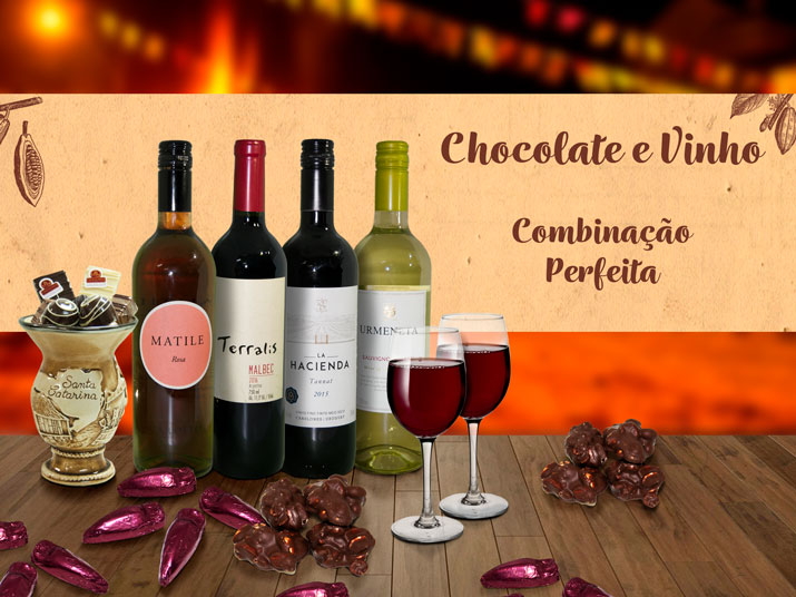 Chocolate e Vinho - Combinação Perfeita